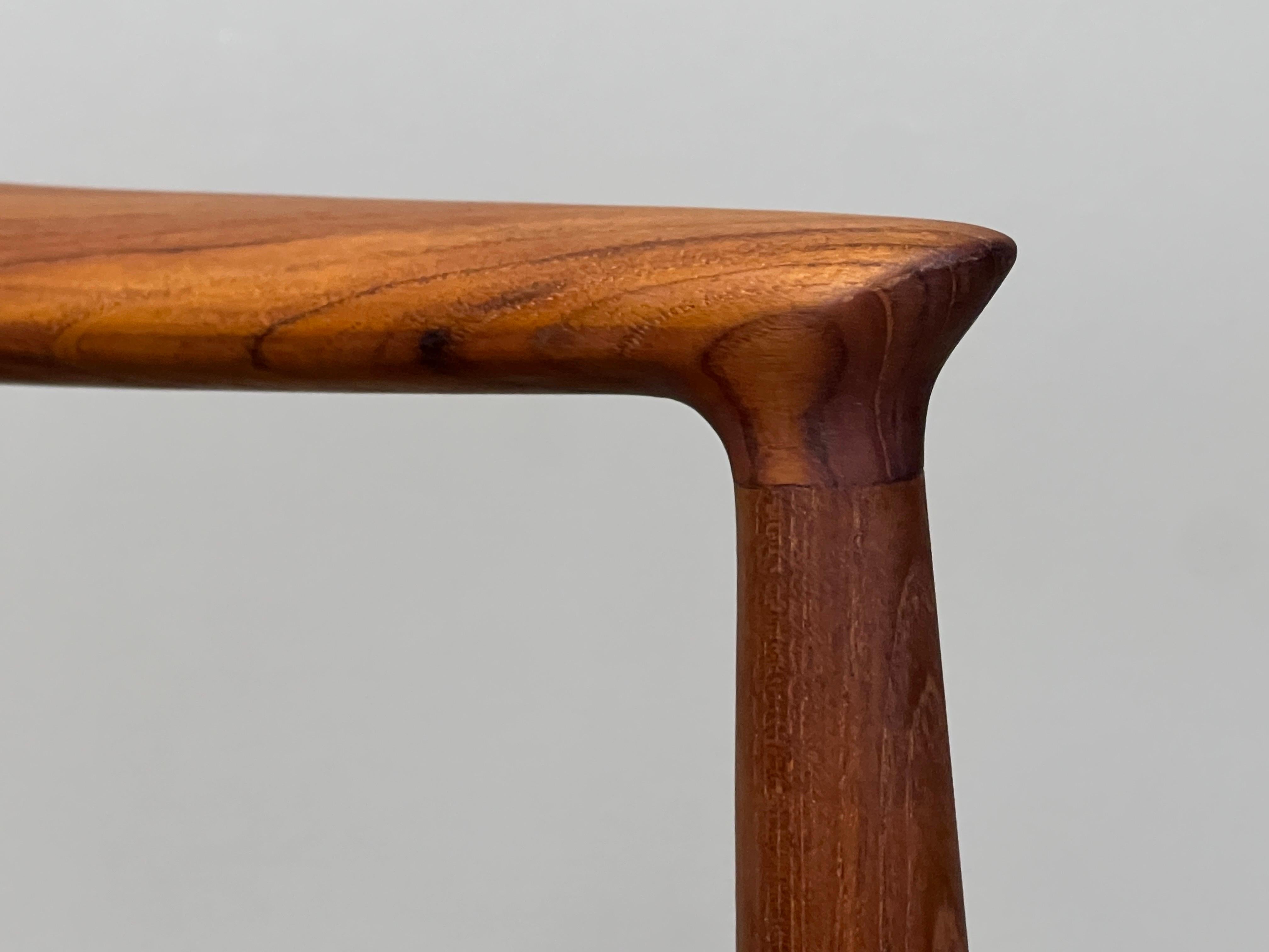 Six Teak Round Chairs by Hans Wegner 2
