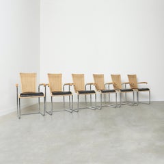 Six Tecta D20 dining chairs, 1980s