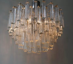 Italienischer Venini-Kronleuchter aus Muranoglas mit sechs Etagen