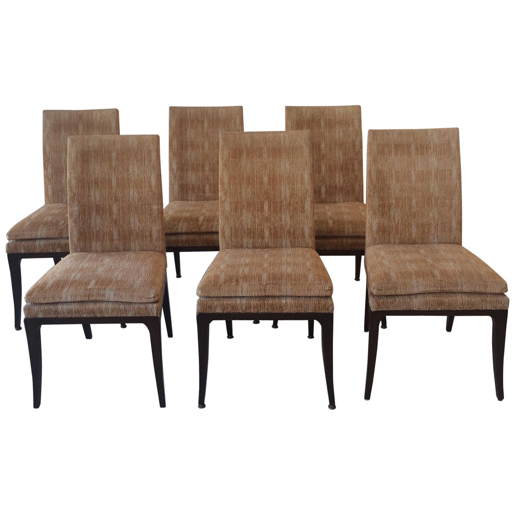 Six Tommi Parzinger Dining Chairs