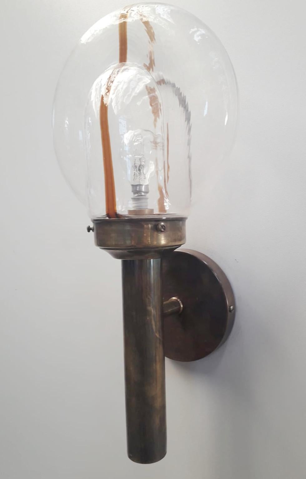 Mid-Century Modern Torch Sconce by Fabio Ltd - 3 available For Sale