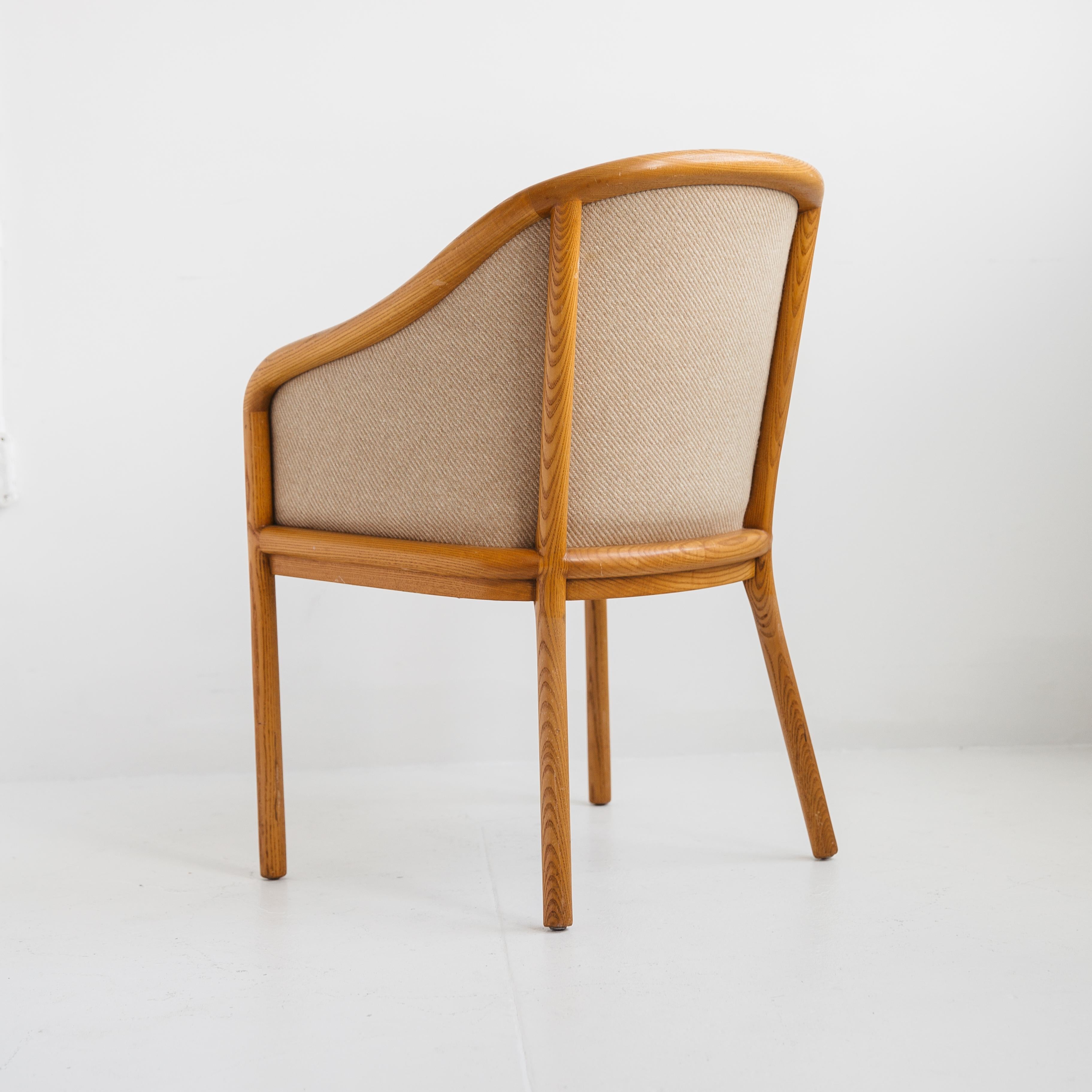 Mid-20th Century Six Vintage Upholstered Ward Bennett Dining Chairs, Mid-Century, American For Sale