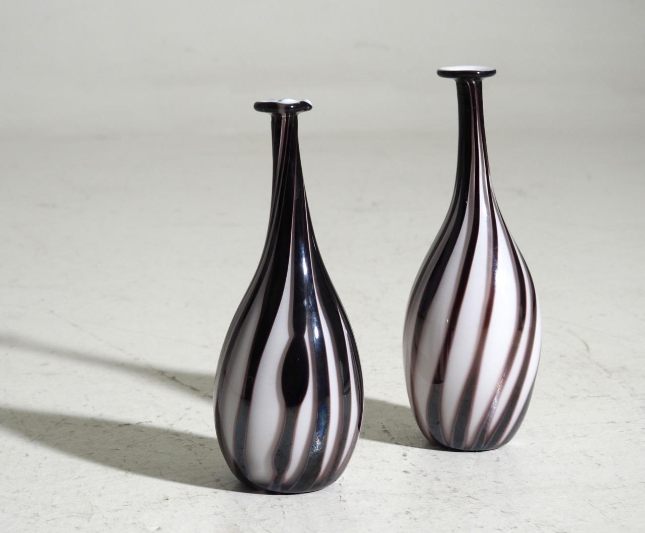 Mid-Century Modern Six Vases Probably from Finland, 1950s-1980s For Sale