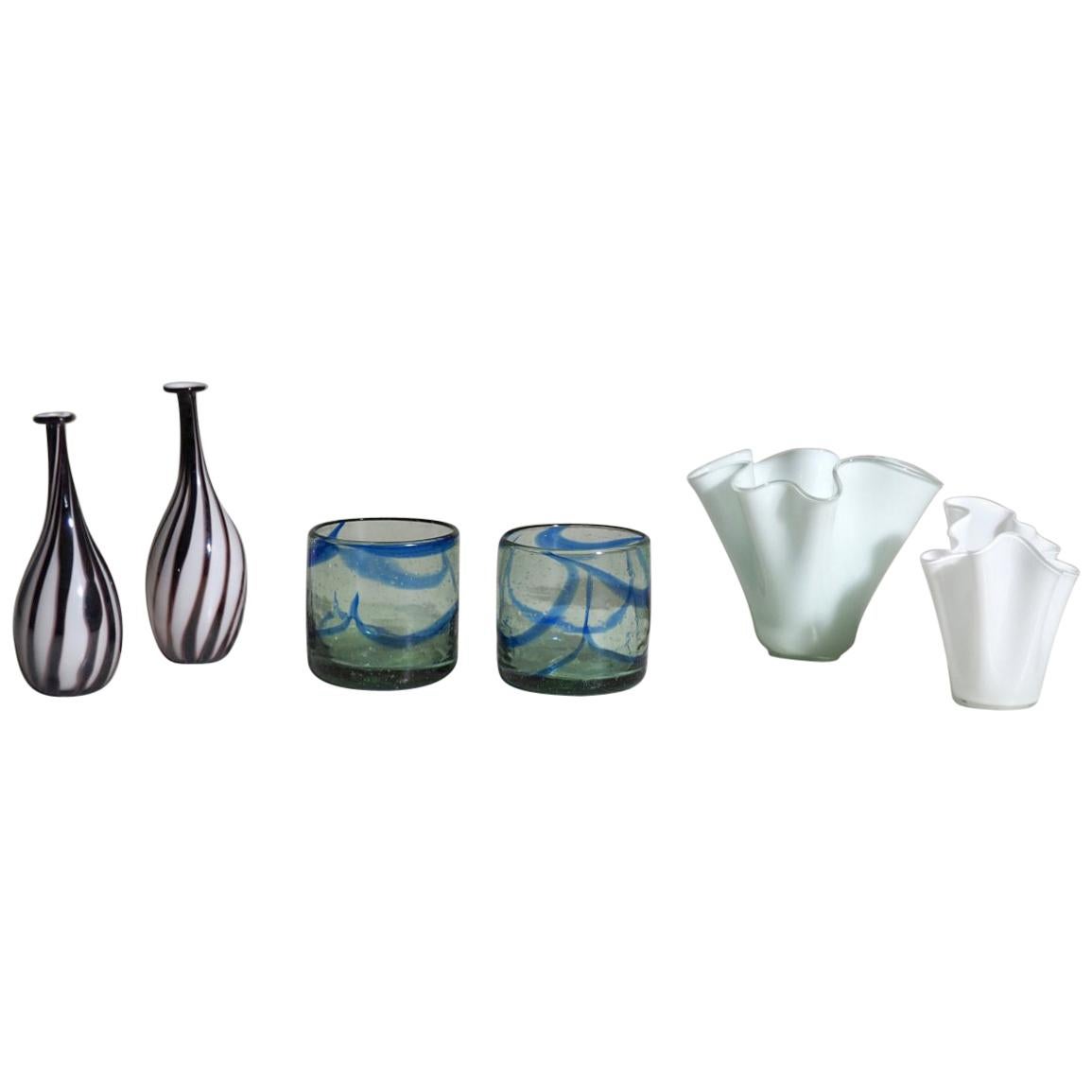 Six Vases Probably from Finland, 1950s-1980s For Sale