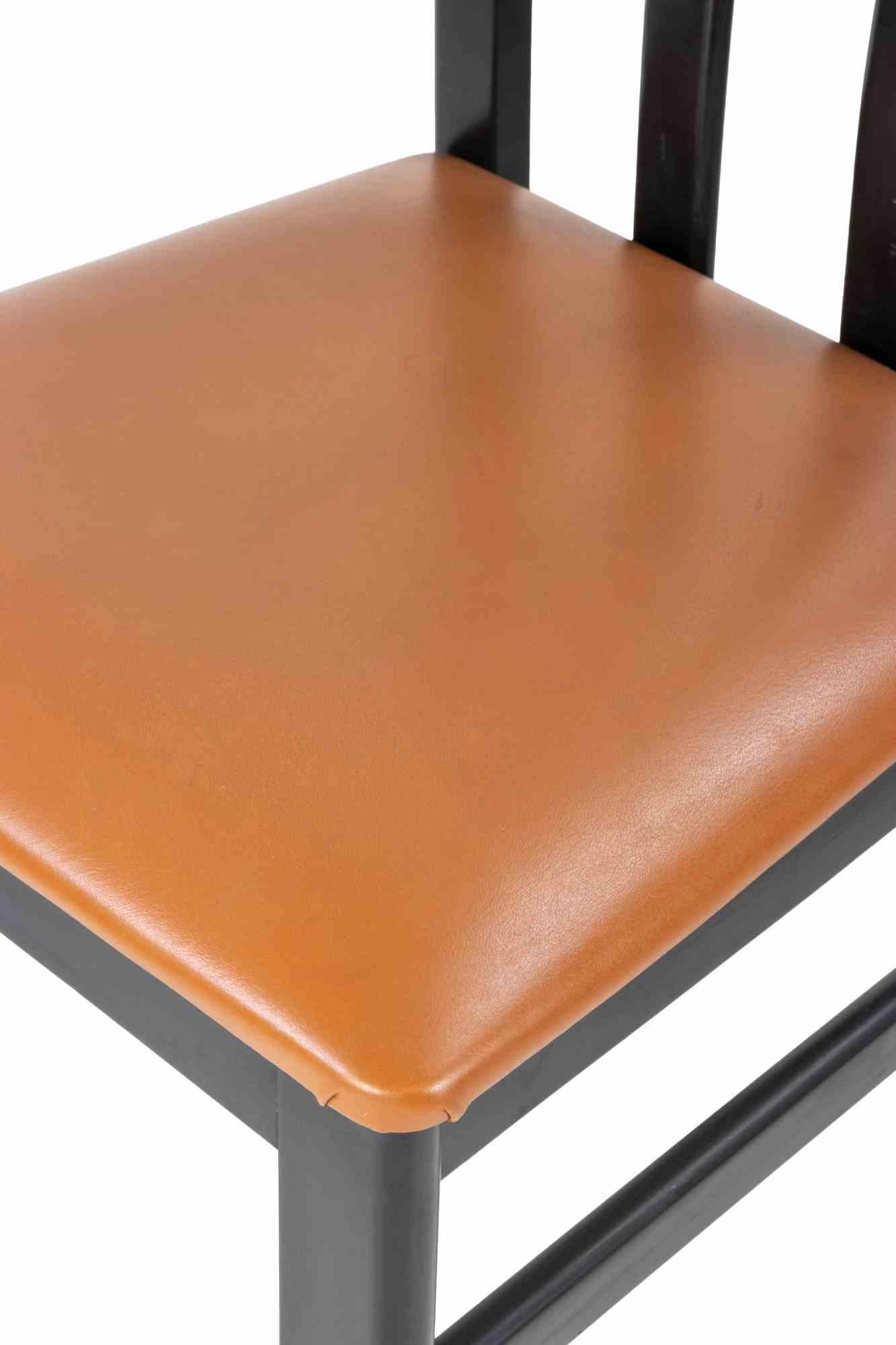 Sechs Vintage-Stühle im Art Déco-Stil, Italien 1970er Jahre im Zustand „Gut“ im Angebot in Roma, IT