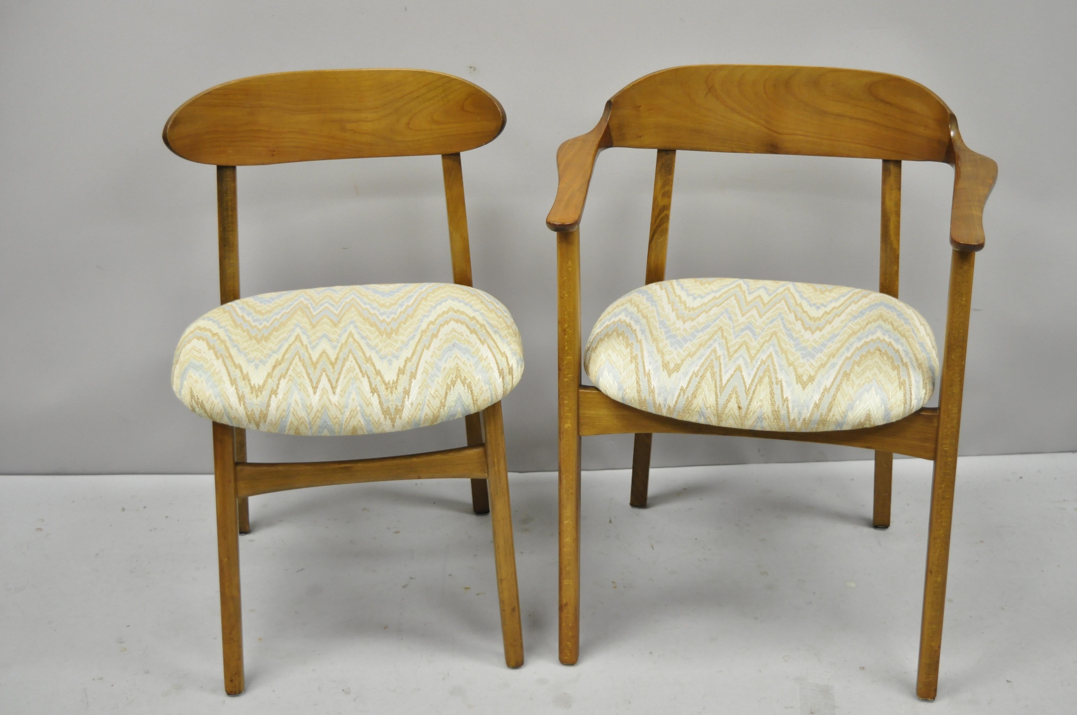 vintage barrel dining chairs