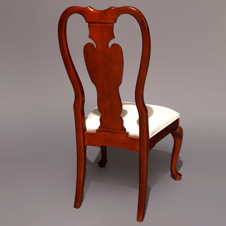 Six Vintage Pennsylvania House Style Cherry Queen Anne Style Dining