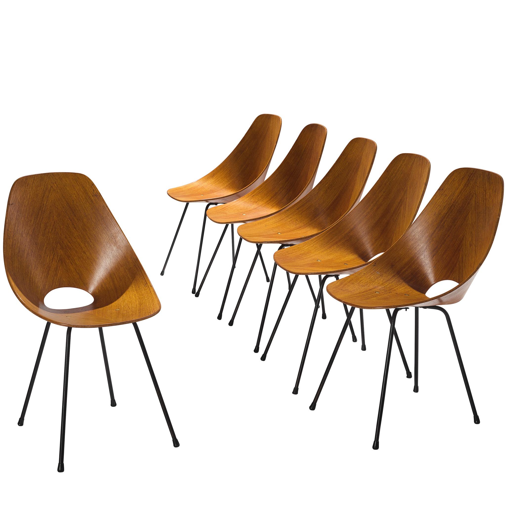Six Vittorio Nobili 'Medea' Chairs