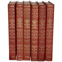 Six Volumes of "The World
s Best 100 Detective Stories" Edited By Eugene Thwing