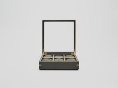 Six Watch Box Made from Solid 3000-5000 Year-Old Bog-Oak