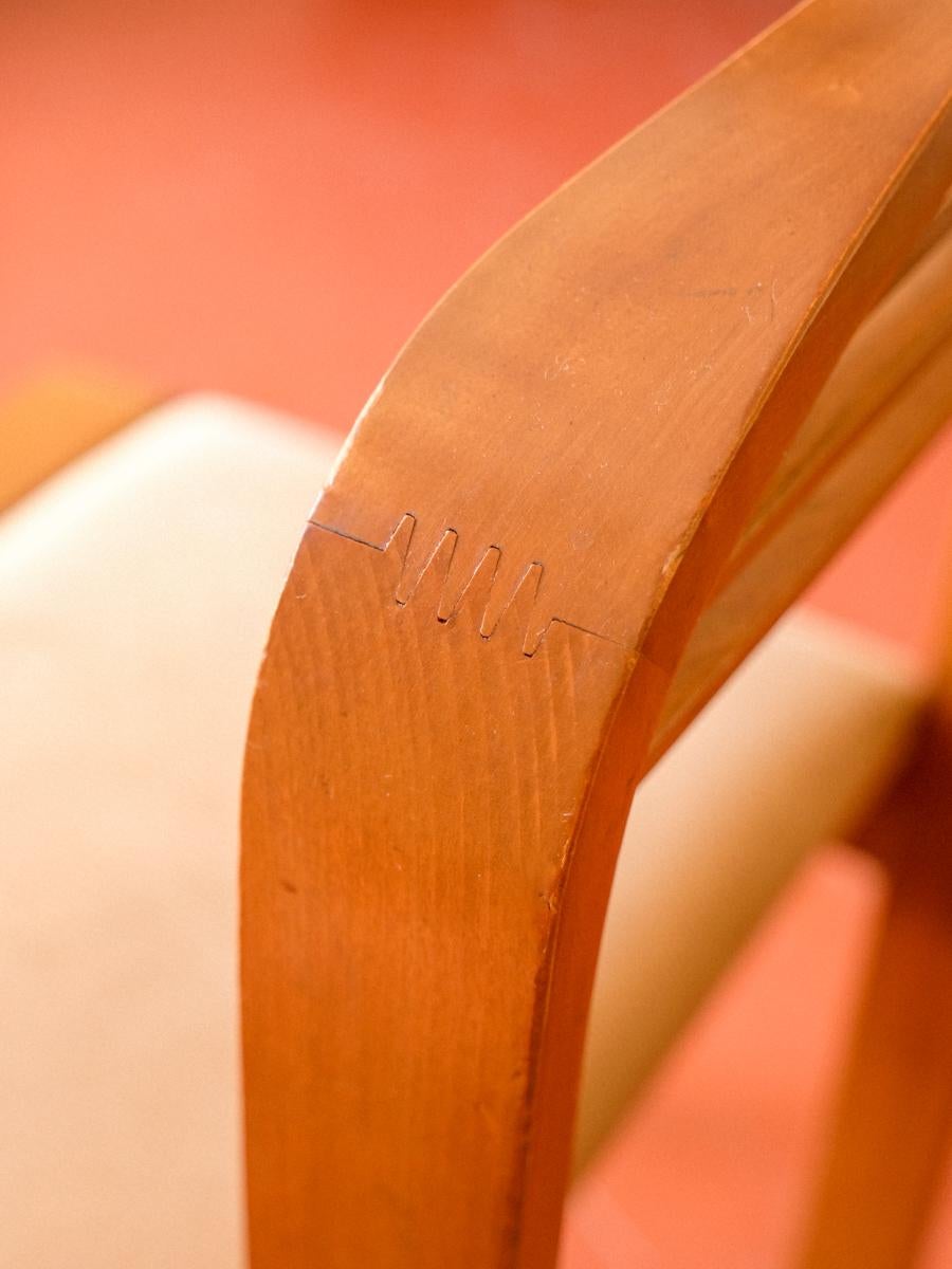 Mid-20th Century Six Wooden Chairs, 60's, Mid-Century Italian design