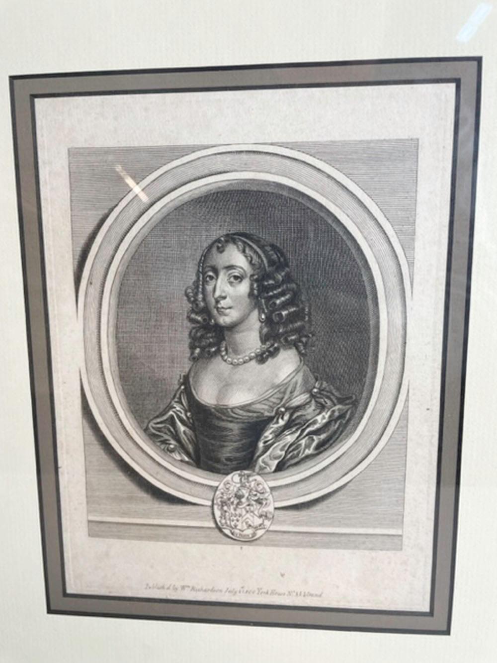 18th Century Sixteen Antique Line Engravings Published by Wm. Richardson, 1796 - 1813 For Sale