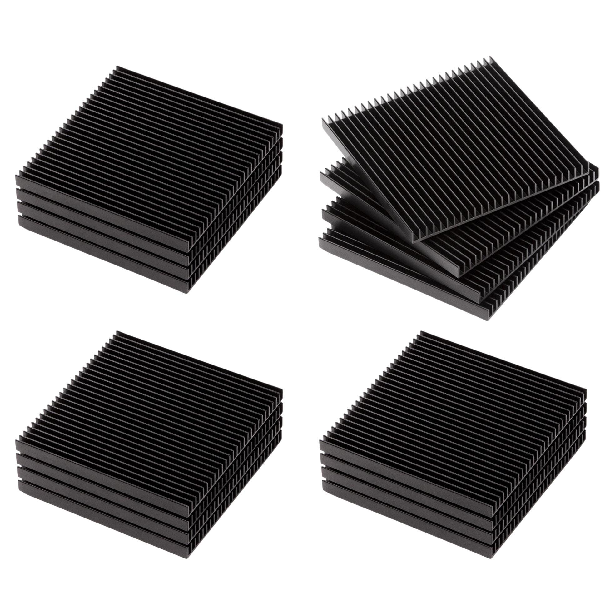 Sixteen Fin Coasters from Souda, In Stock, Black.