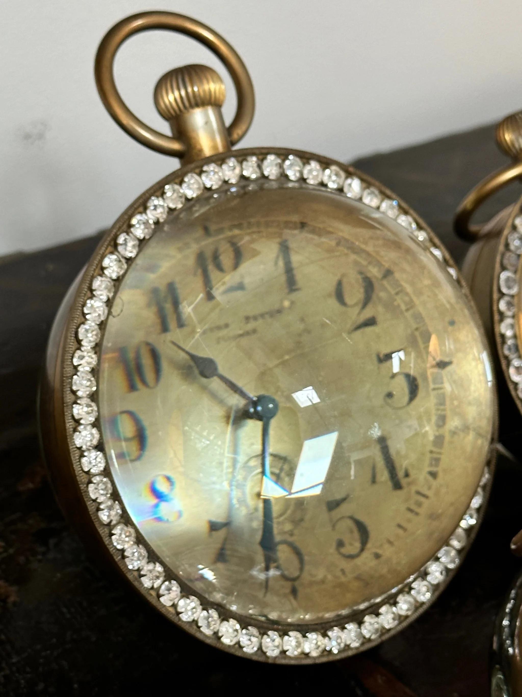 Sixteen Jeweled Ball Clocks In Good Condition In Charlottesville, VA