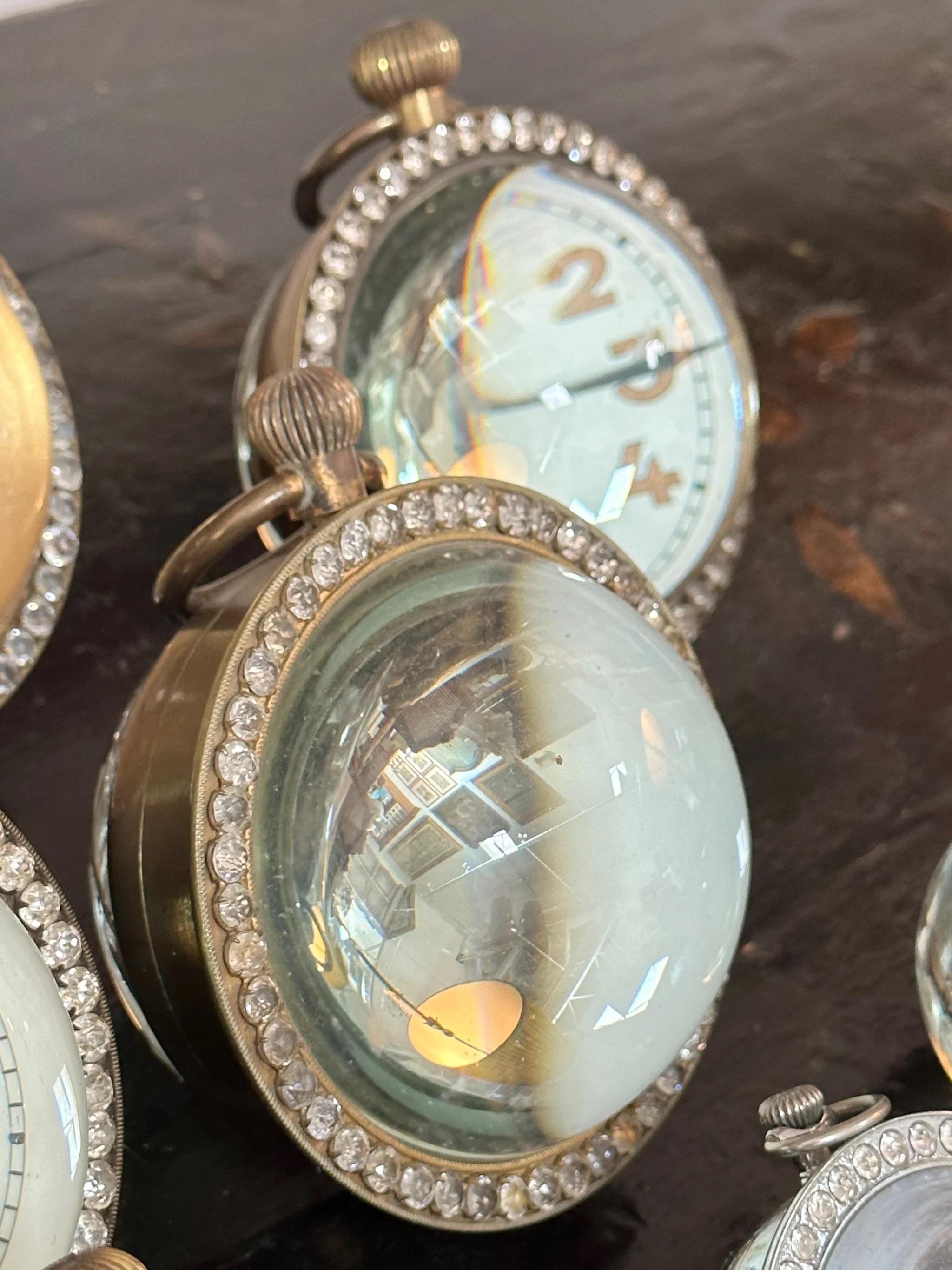 20th Century Sixteen Jeweled Ball Clocks