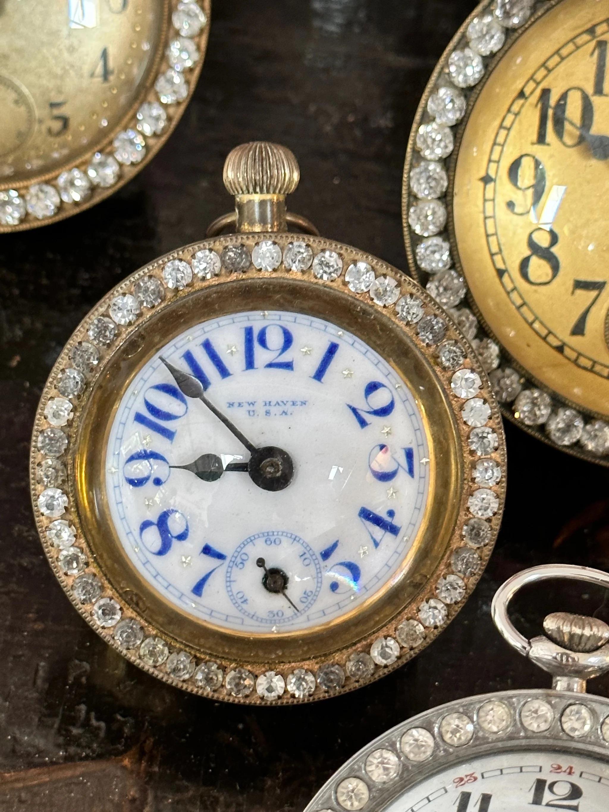 Metal Sixteen Jeweled Ball Clocks