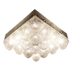 Sixteen Light Mid-Century Chandelier