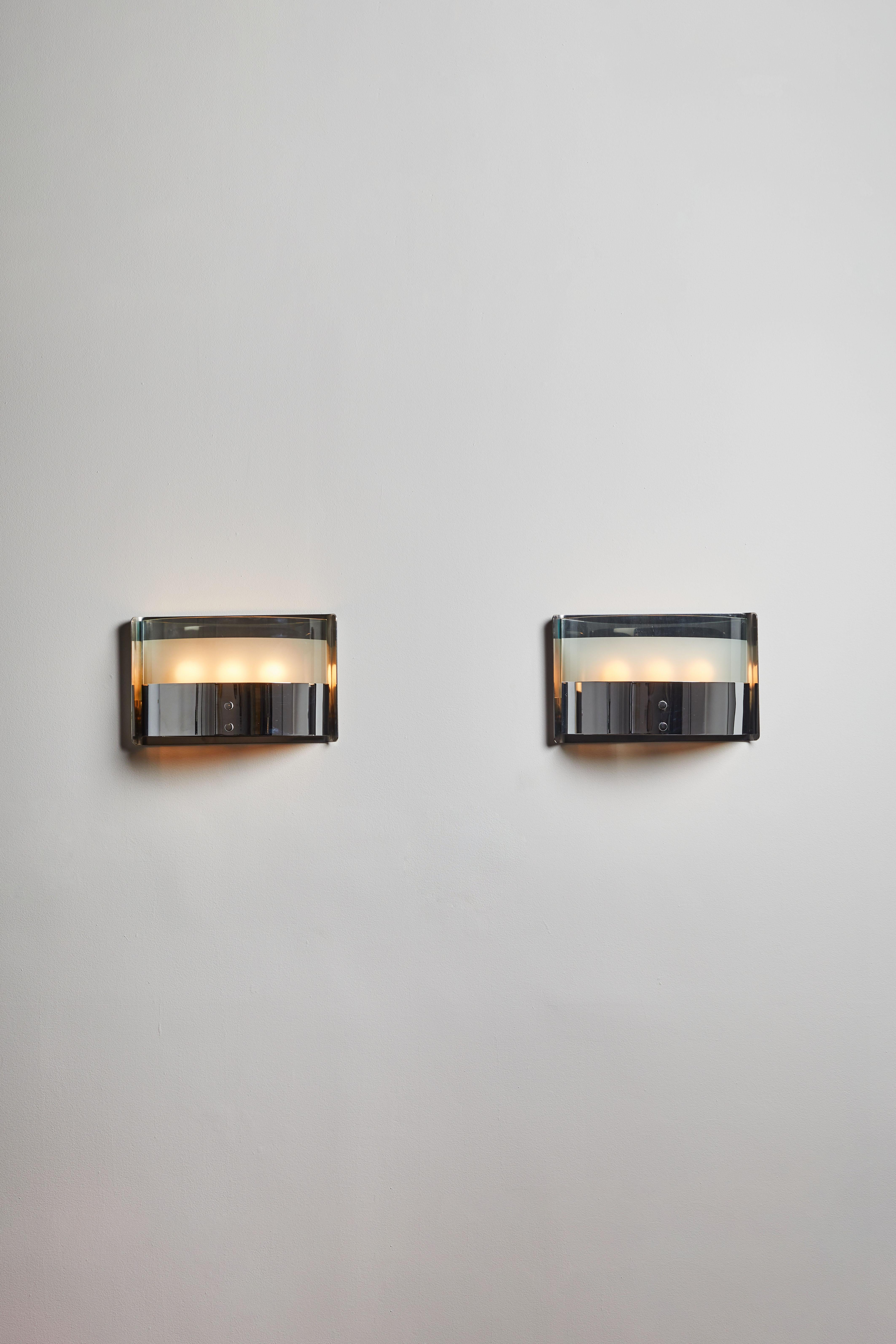 Italian Model Lp19 Monaco Sconces by Luigi Caccia Dominioni for Azucena For Sale