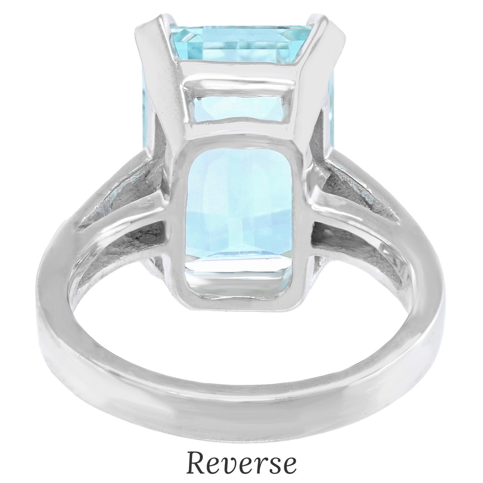 Sixties Aquamarine Ring For Sale 5