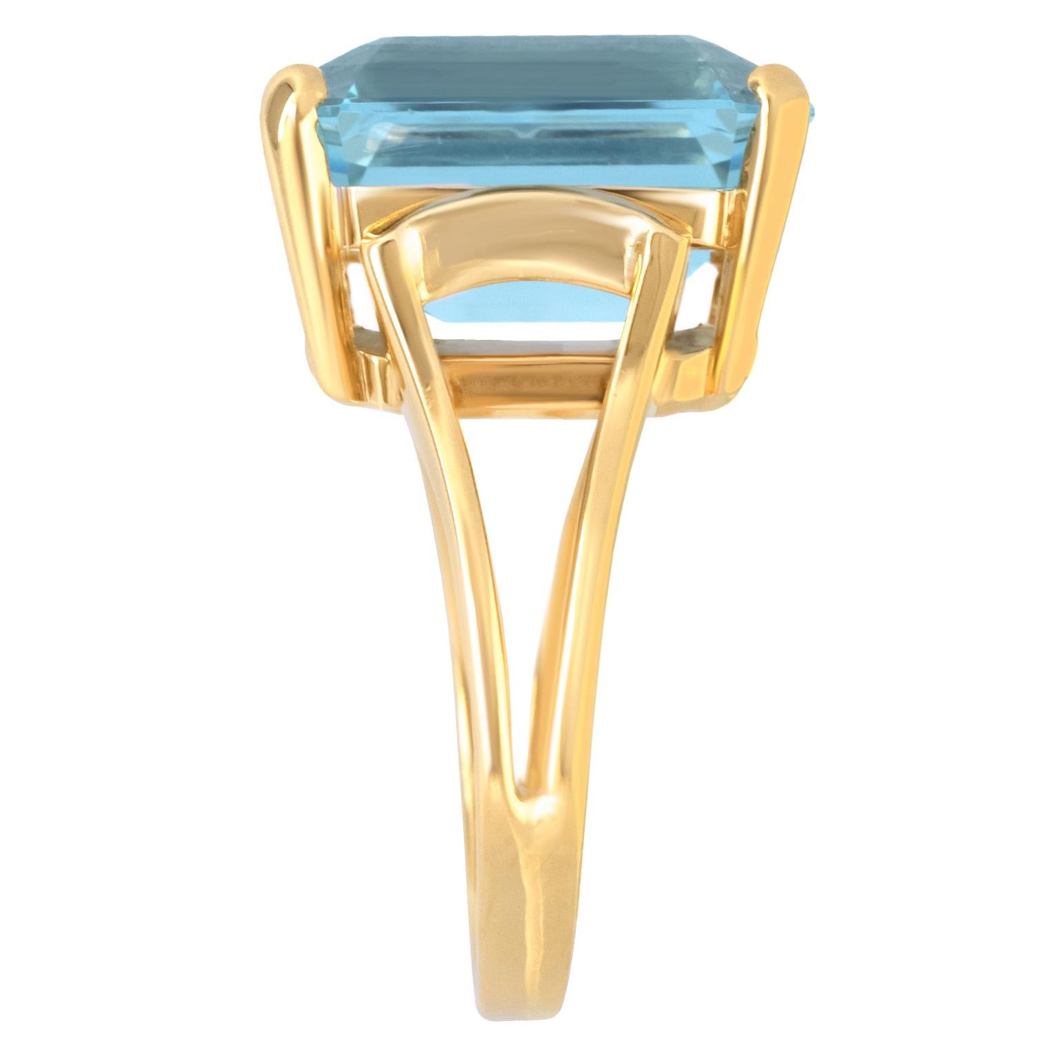 Sixties Aquamarine Ring For Sale 2