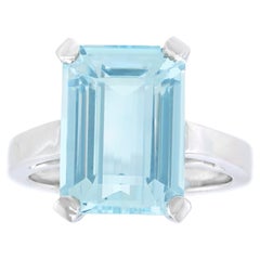 Sixties Aquamarine Ring