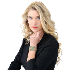 Sixties Emerald & Diamond Bracelet