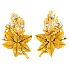 Sixties Floral Earrings