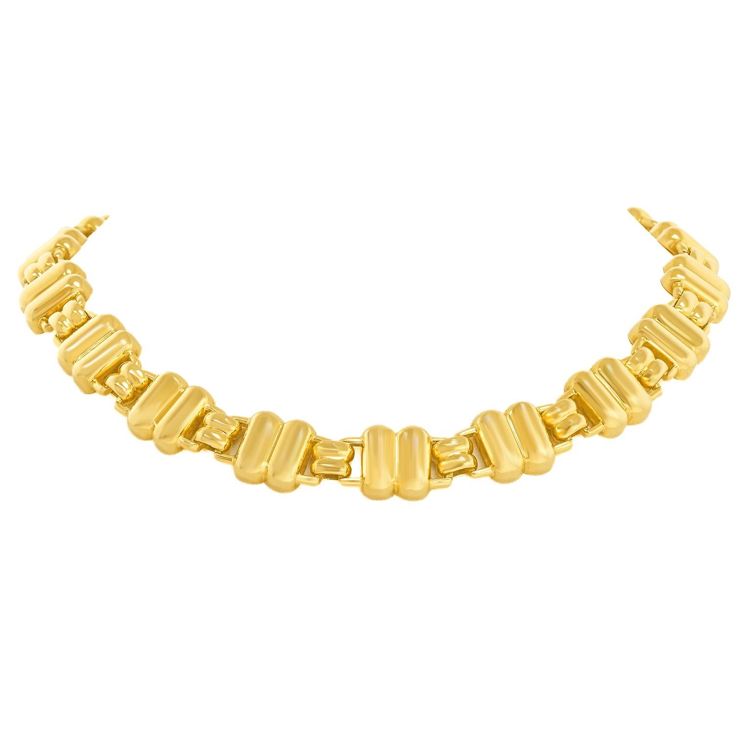 Collana in oro anni '60 di Gubelin In condizioni ottime in vendita a Litchfield, CT