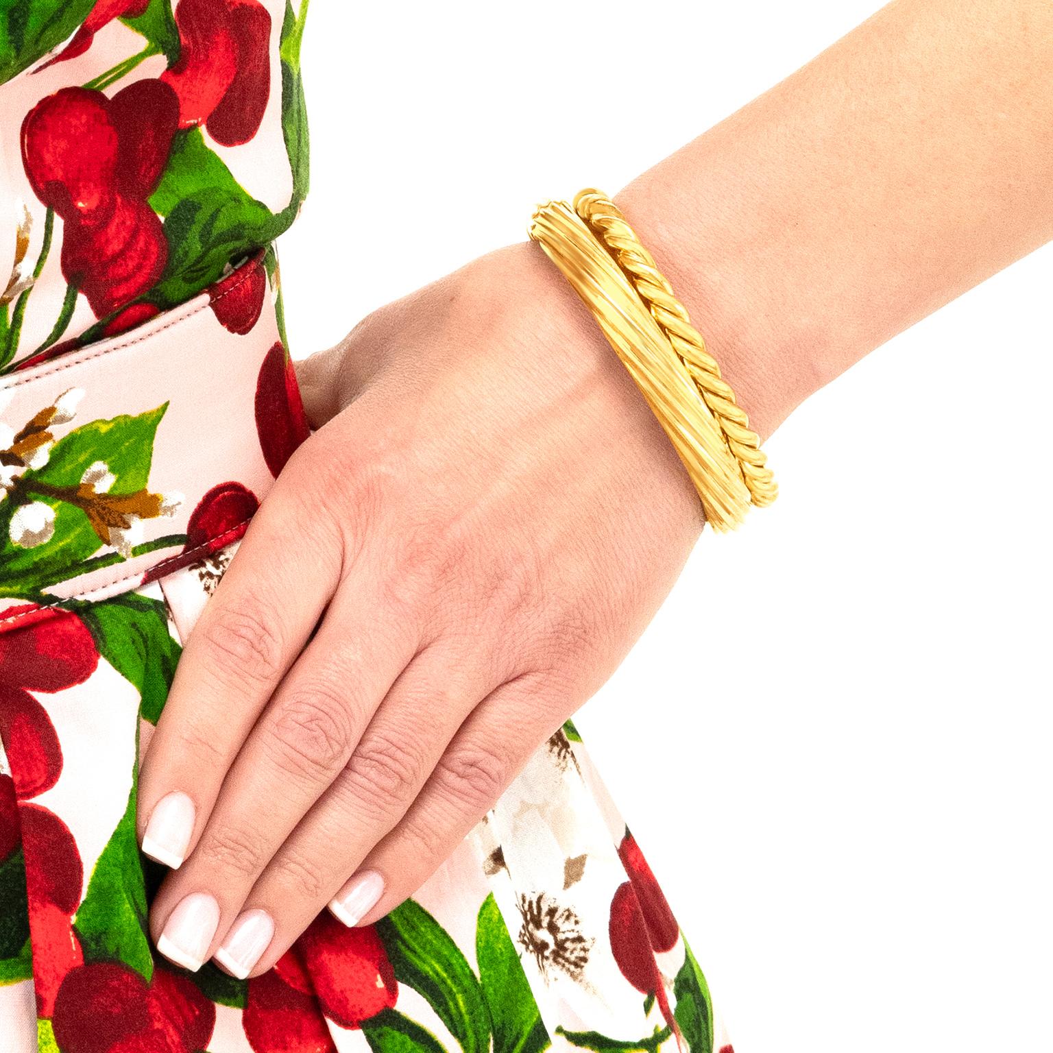 Sixties Italian Gold Bangle 6