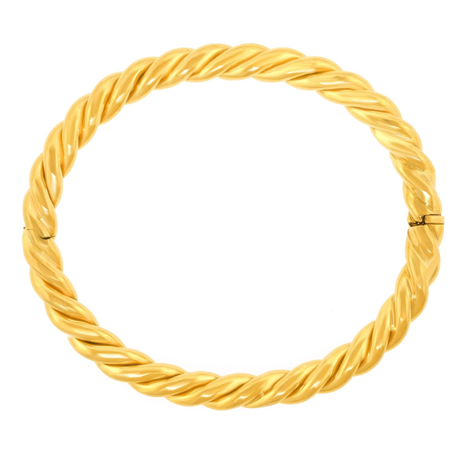 Sixties Italian Gold Bangle 3