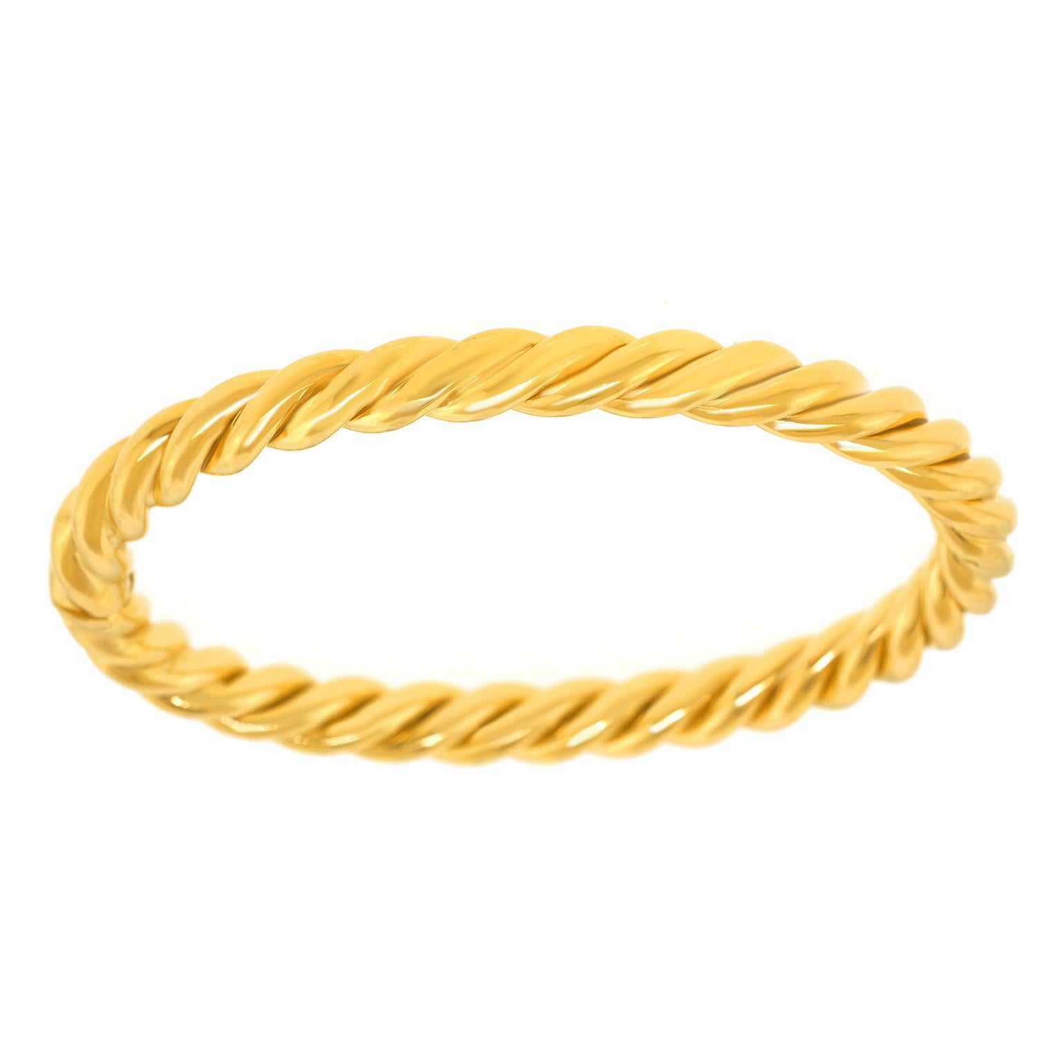 Sixties Italian Gold Bangle 5