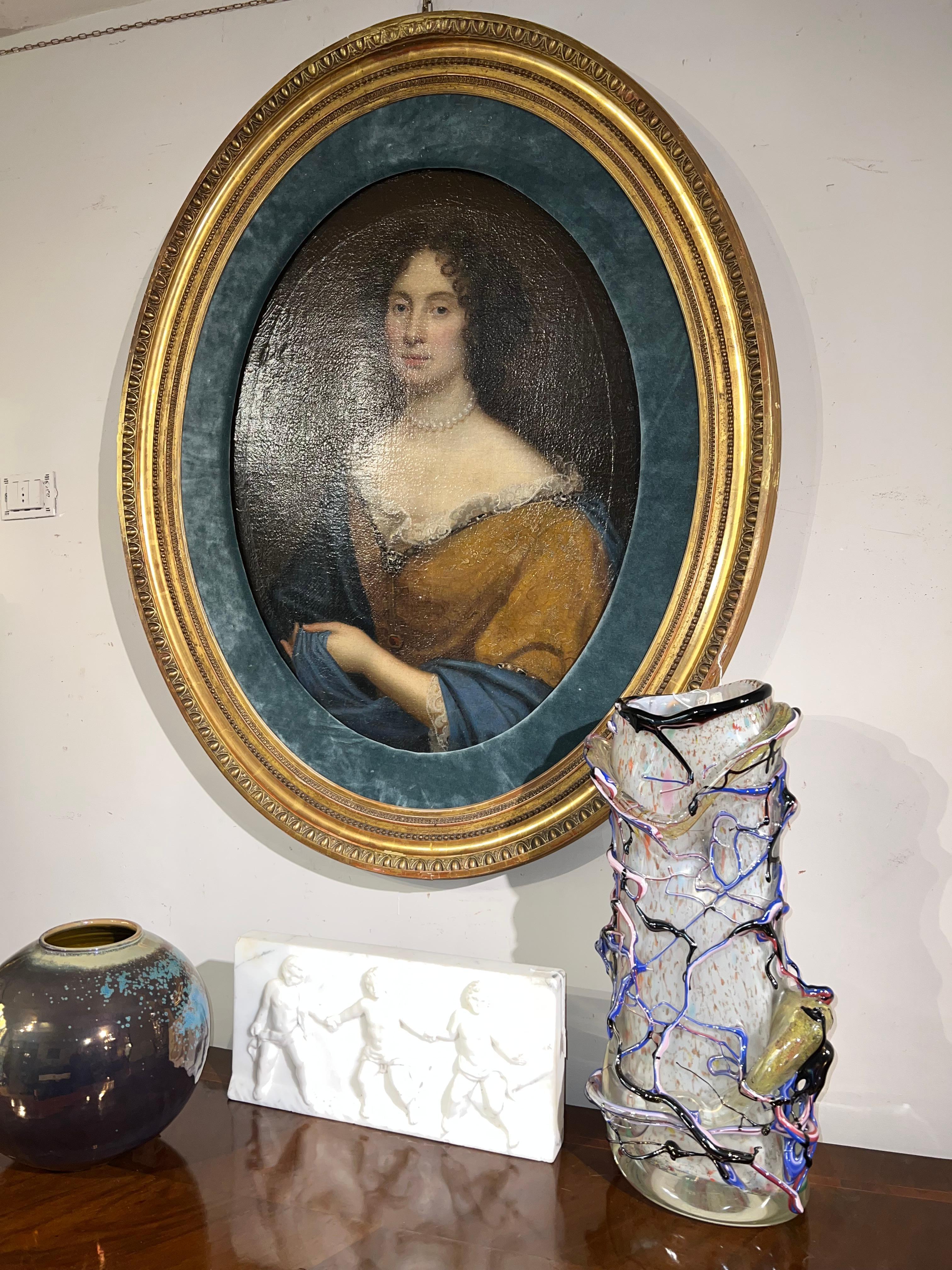 Vaso in vetro di Murano, anni '60 1