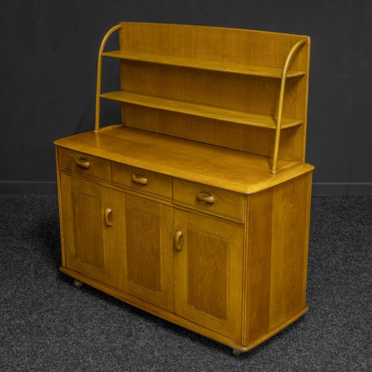 1960s Oak Priory Dresser For Sale at 1stDibs