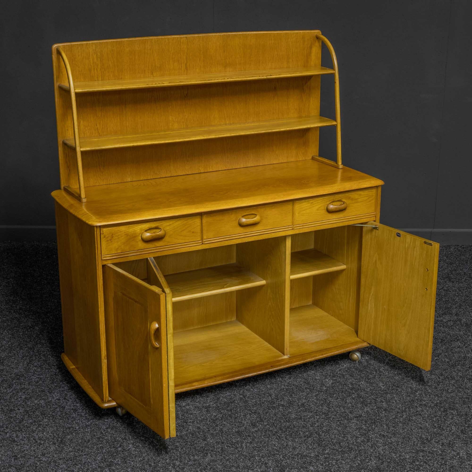 20th Century 1960s Oak Priory Dresser For Sale