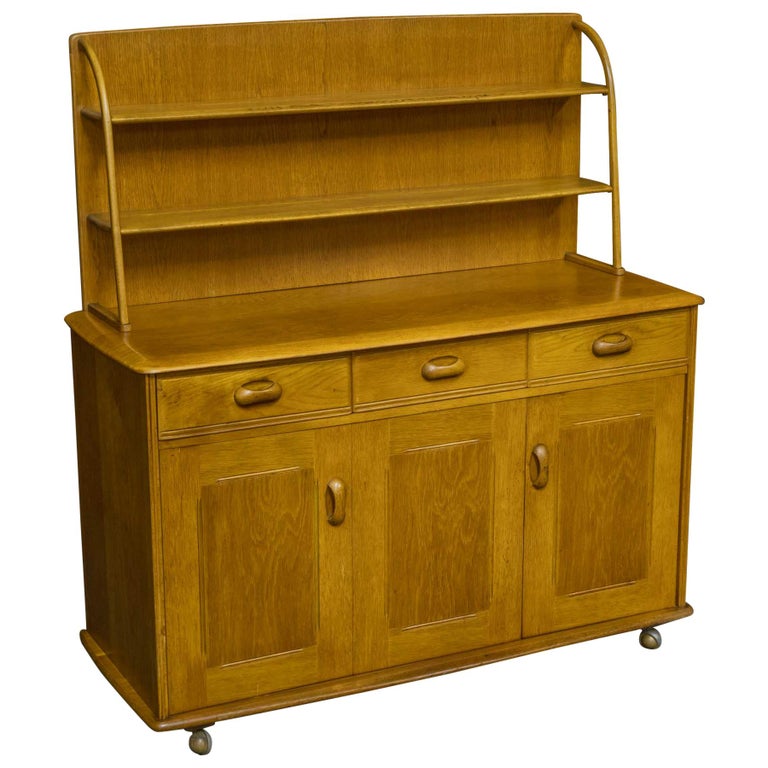 1960s Oak Priory Dresser For Sale at 1stDibs