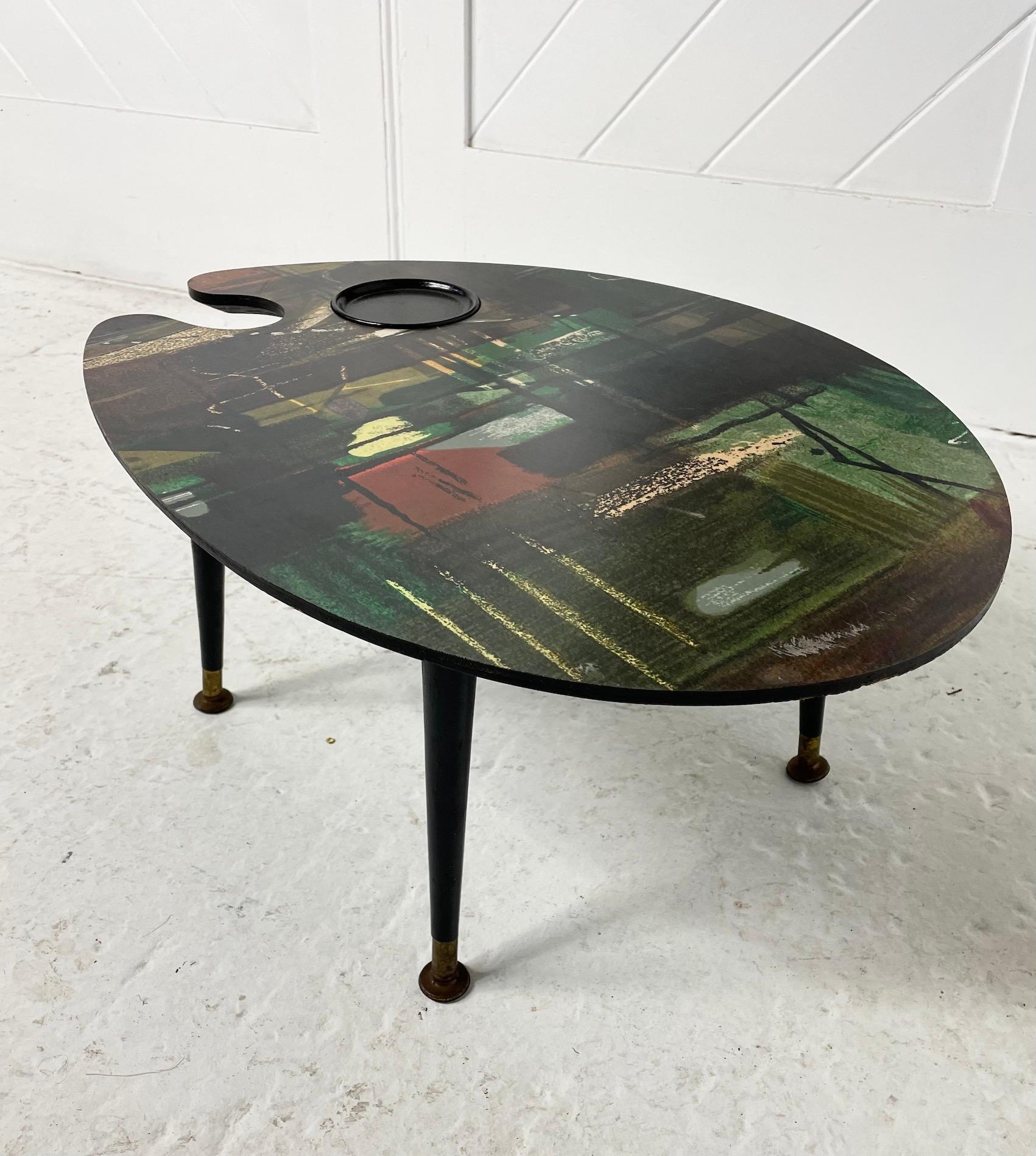 art palette table