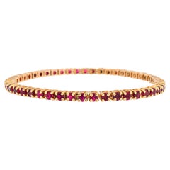 Vintage Sixties Ruby Line Bracelet