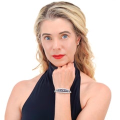 Sechziger Jahre Saphir- und Diamantarmband von Van Gogh