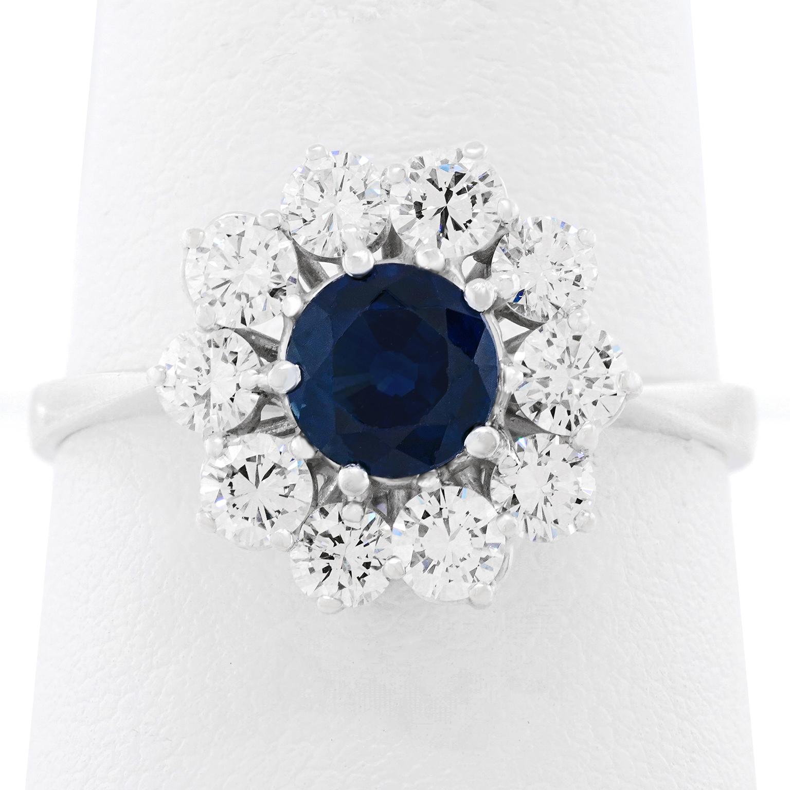 Anello con zaffiro e diamante degli anni Sessanta in vendita 5
