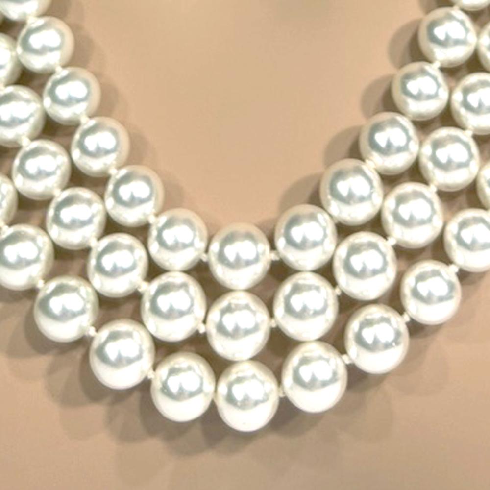 Bead Sixty-Four Inch Rope of Vintage Bergdorf Goodman Fashion Pearls Never Worn