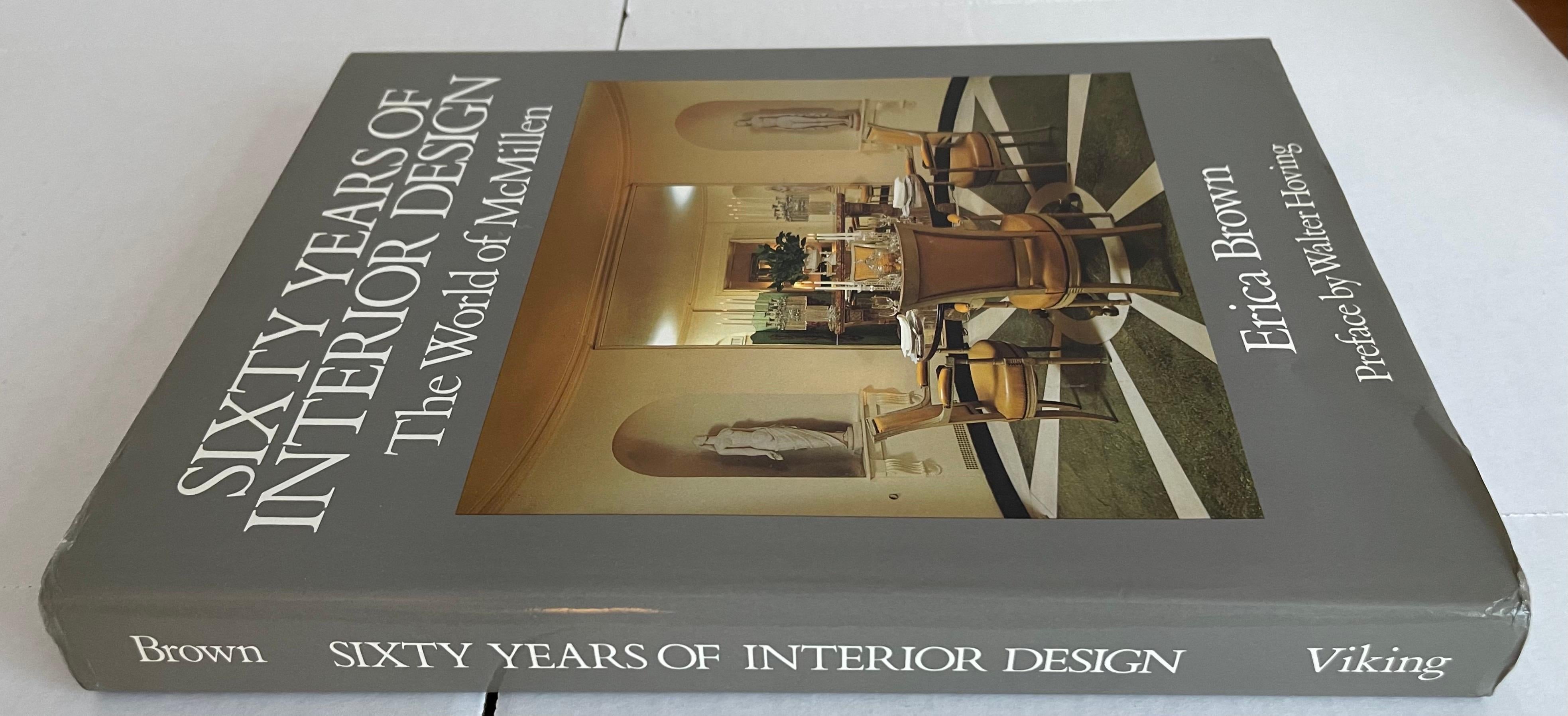 Papier Sixty Years of Interior Design The World of McMillen Livre, 1st Ed en vente