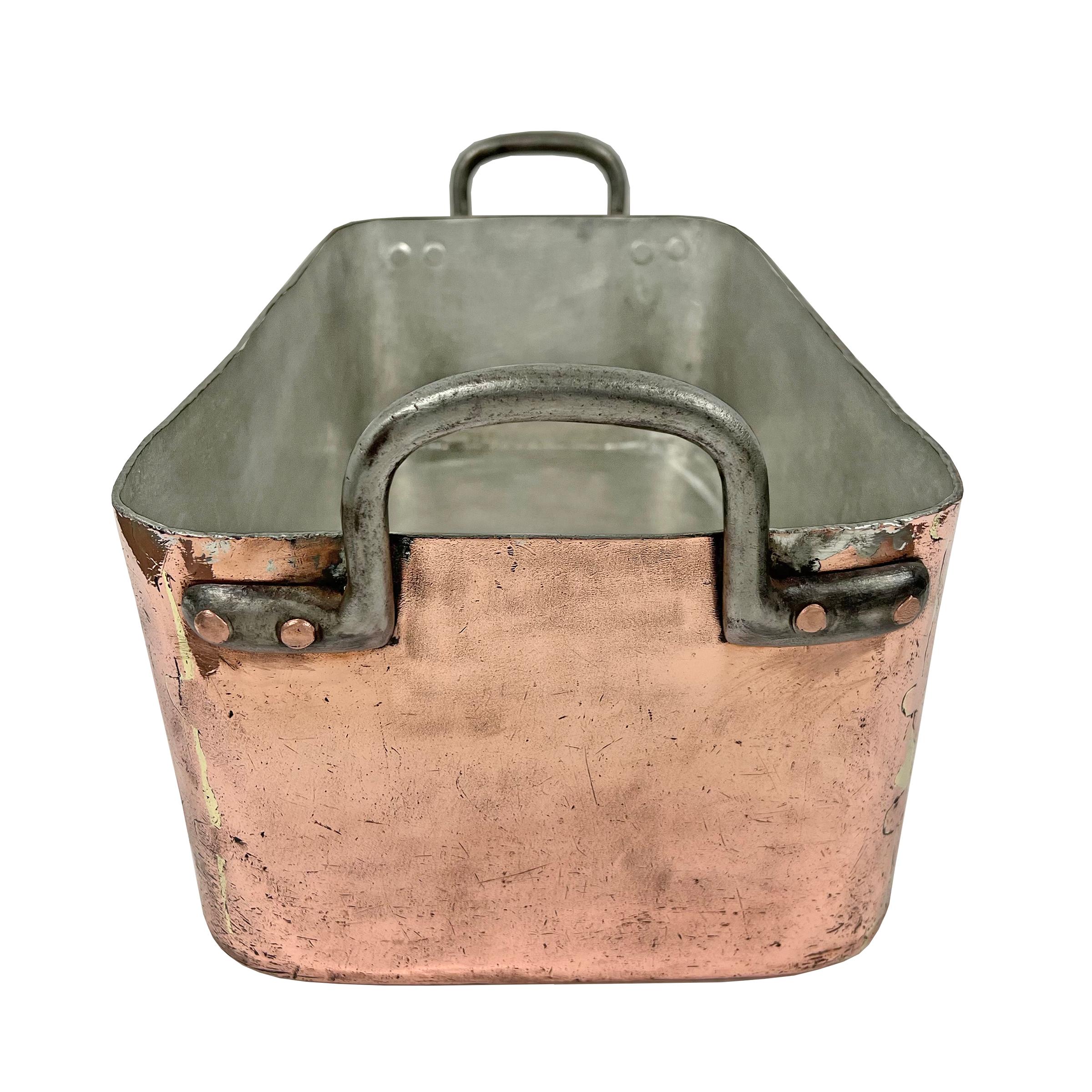 Sizable 19th Century French Copper Roaster For Sale 3