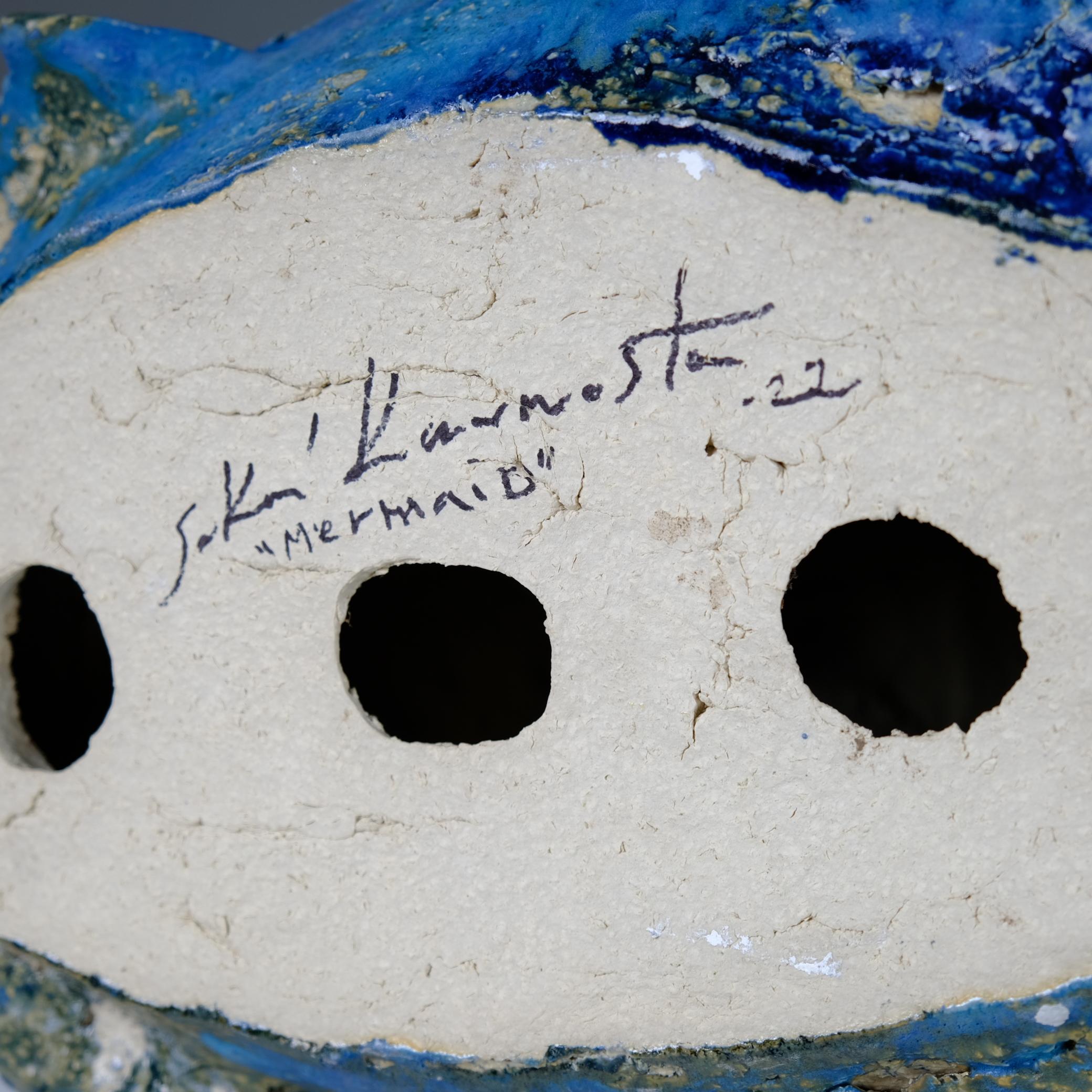 Grande sculpture en céramique représentant une sirène mythique, Sirenes par Sakari Kannosto 2022 en vente 2