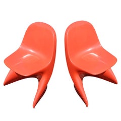 Casalino by Alexander Begge Stacking Children's Chair Orange