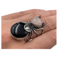 Anello Insetto Multipietra Misura 7 di Herbert Ration