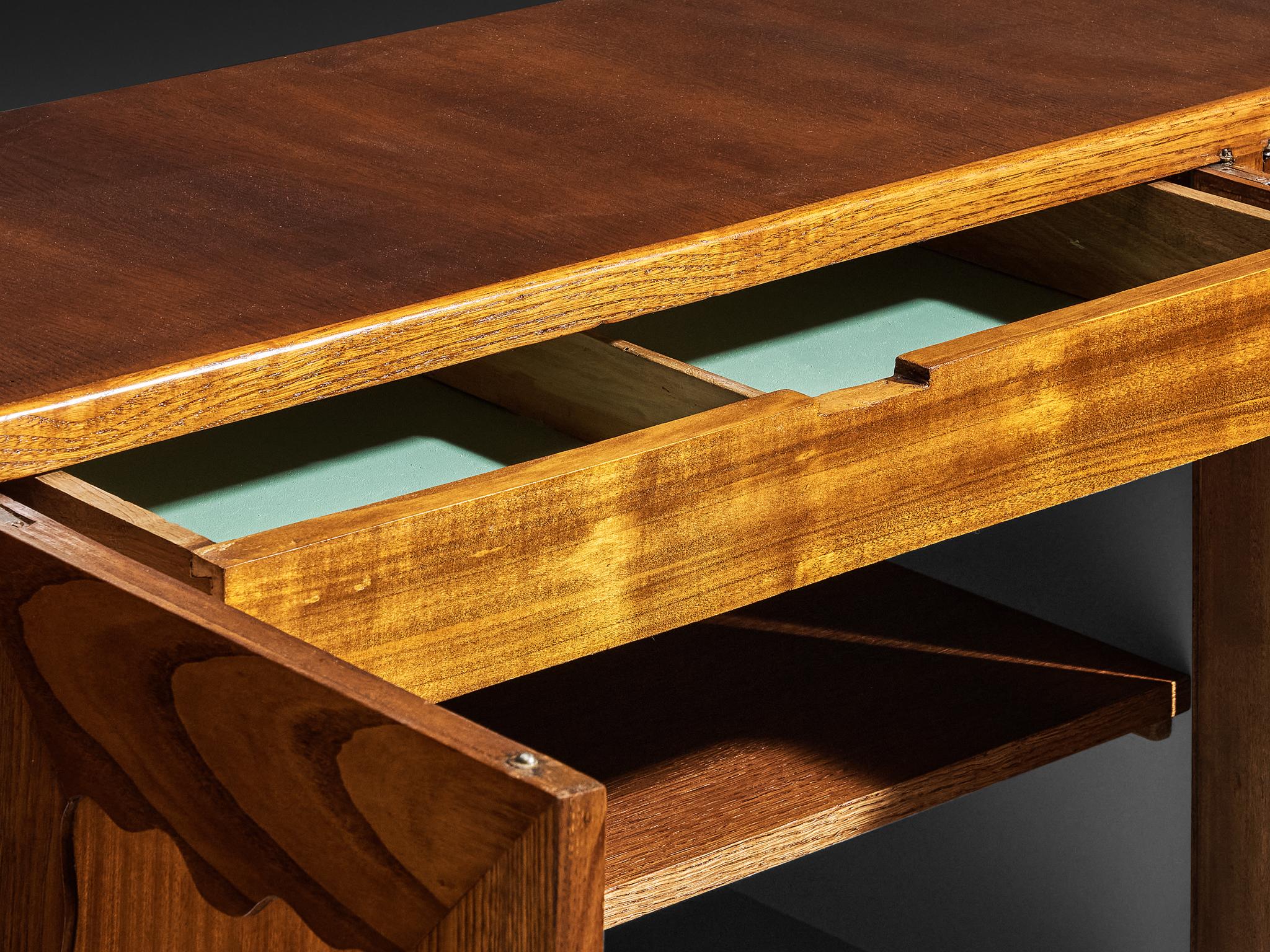 Aparador Art Decó italiano de madera de gran tamaño 270 cm/106 pulg. de ancho en venta 5