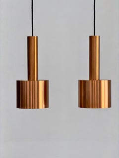 Coppia di pedanti in rame degli anni '60 di Jo Hammerborg editi da Fog & Mørup