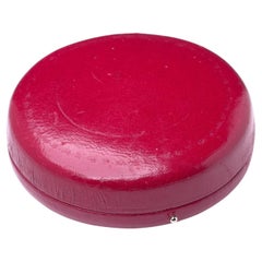 S.J. Phillips Antique Round Jewellery Box - Necklace / Bracelet Case