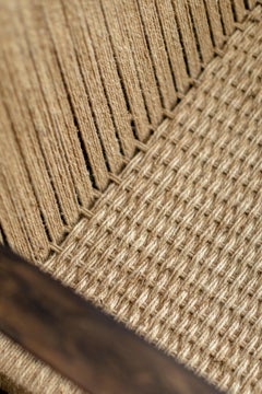 SK Collection Wooden Lounge Chair with Armrest