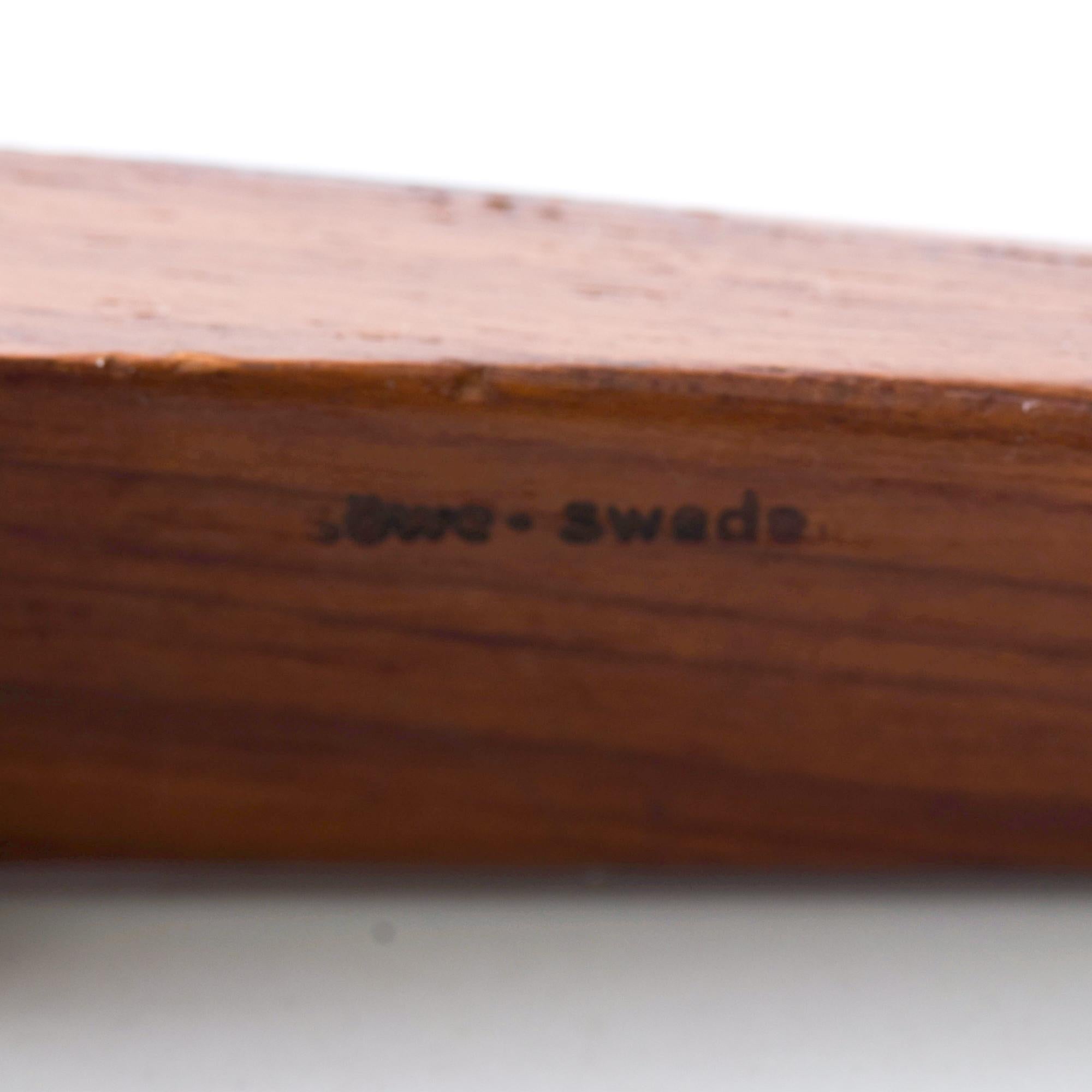SK Sowe Konst Sweden teak nutcracker utensil tool, 1960s
Made in Sweden midcentury Scandinavian Modern
Measures: 11